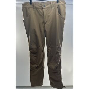 Quechua Hiking Pants Mens W36 L‎ 34 Brown  Cotton Decathlon